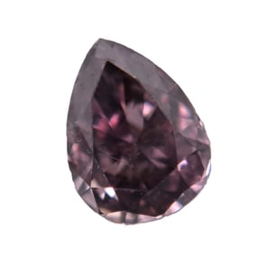 GIA Natural Purple Diamond Violet Pear Shaped Loose Gemstone Earth Mined