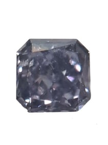 GIA Fancy Blue-Gray Diamond 0.05 CT Cut-Cornered Square Modified Brilliant Natural Earth-Mined