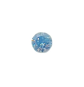 GIA Fancy Grayish Blue Diamond Earth Mined Natural 0.04ct Round Brilliant Cut Diamond
