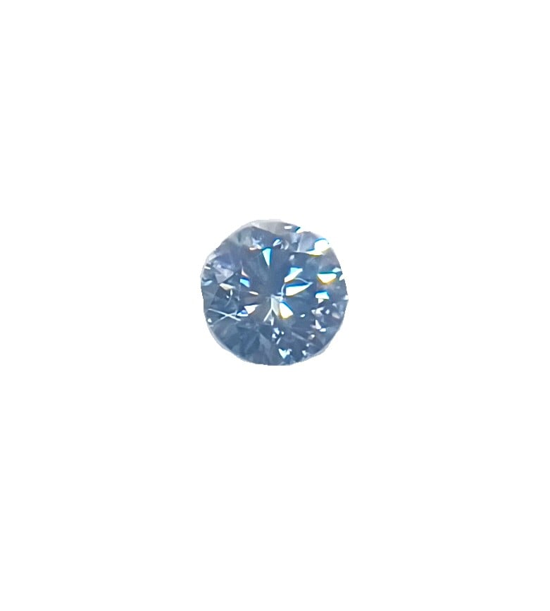 GIA Fancy Blue Diamond 0.04ct Round Brilliant Cut Diamond Earth Mined Natural GIA Graded (1 of 3)