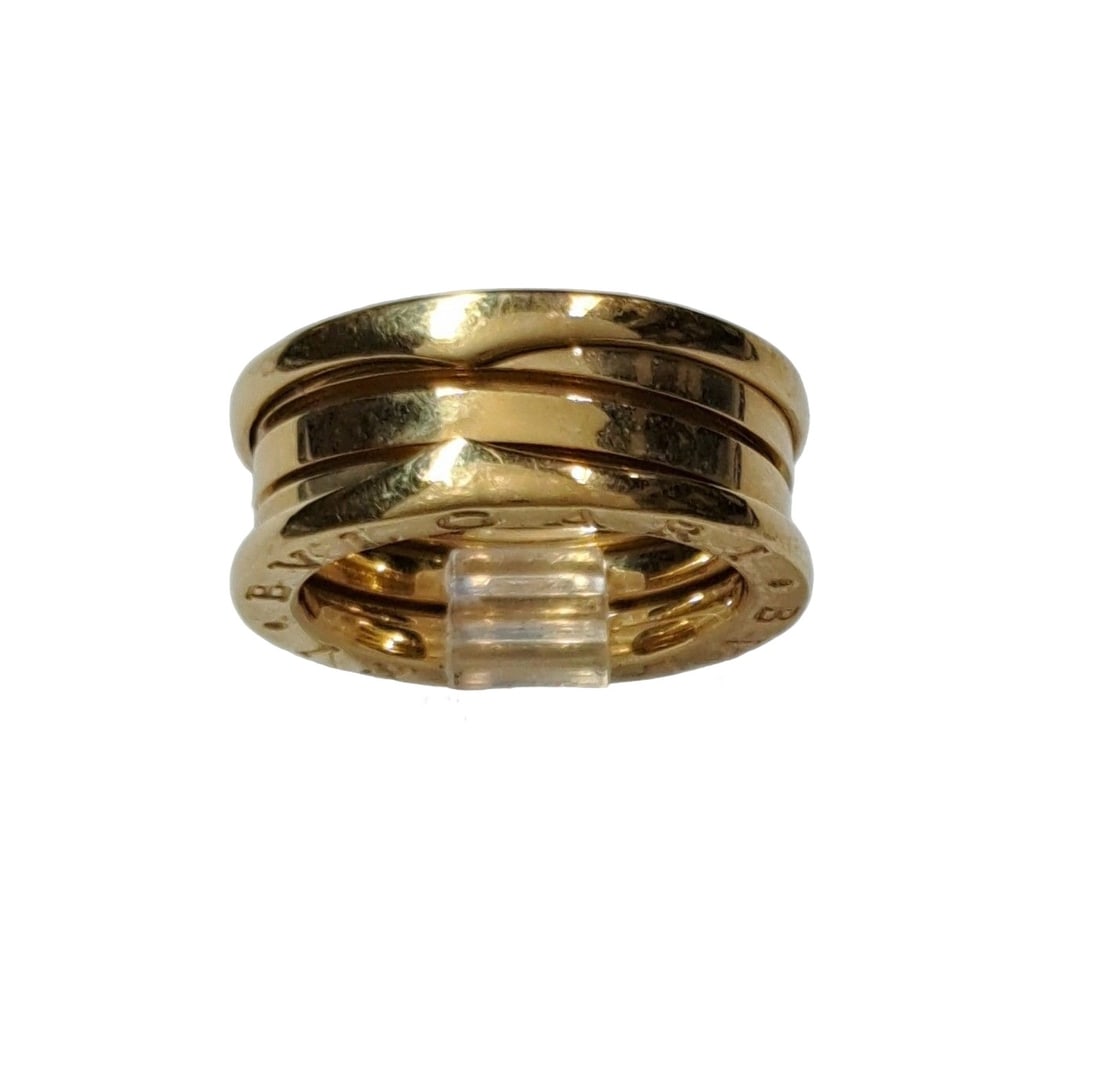 Bulgari B.zero1 18K Yellow Gold Ultra-Wide Band Ring Size 6.25 (1 of 6)