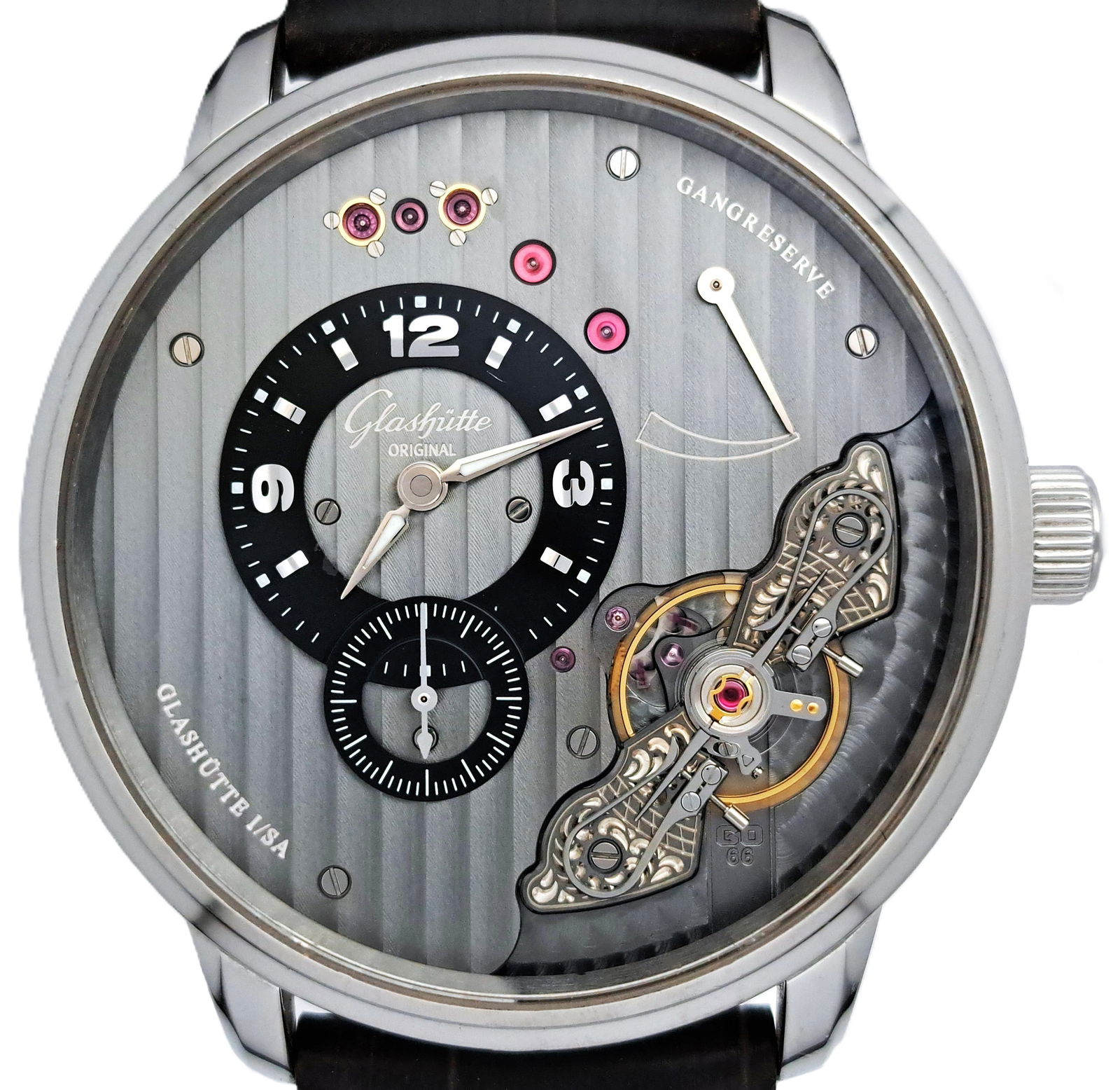 Glashutte Original PanoInverse XL Gangreserve SS Mens Wrist Watch Box Papers: Described by:AF CNX 0383 1201 Title:Glashutte Original PanoInverse XL Gangreserve SS Mens Wrist Watch Box Papers Description:Glashutte Original PanoInverse XL Gangreserve SS Mens Wrist Watch Box