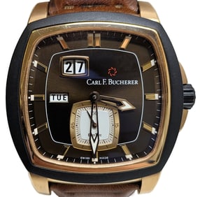 Carl F Bucherer Patravi Evotec Heavy 18K Gold Automatic Wrist Watch
