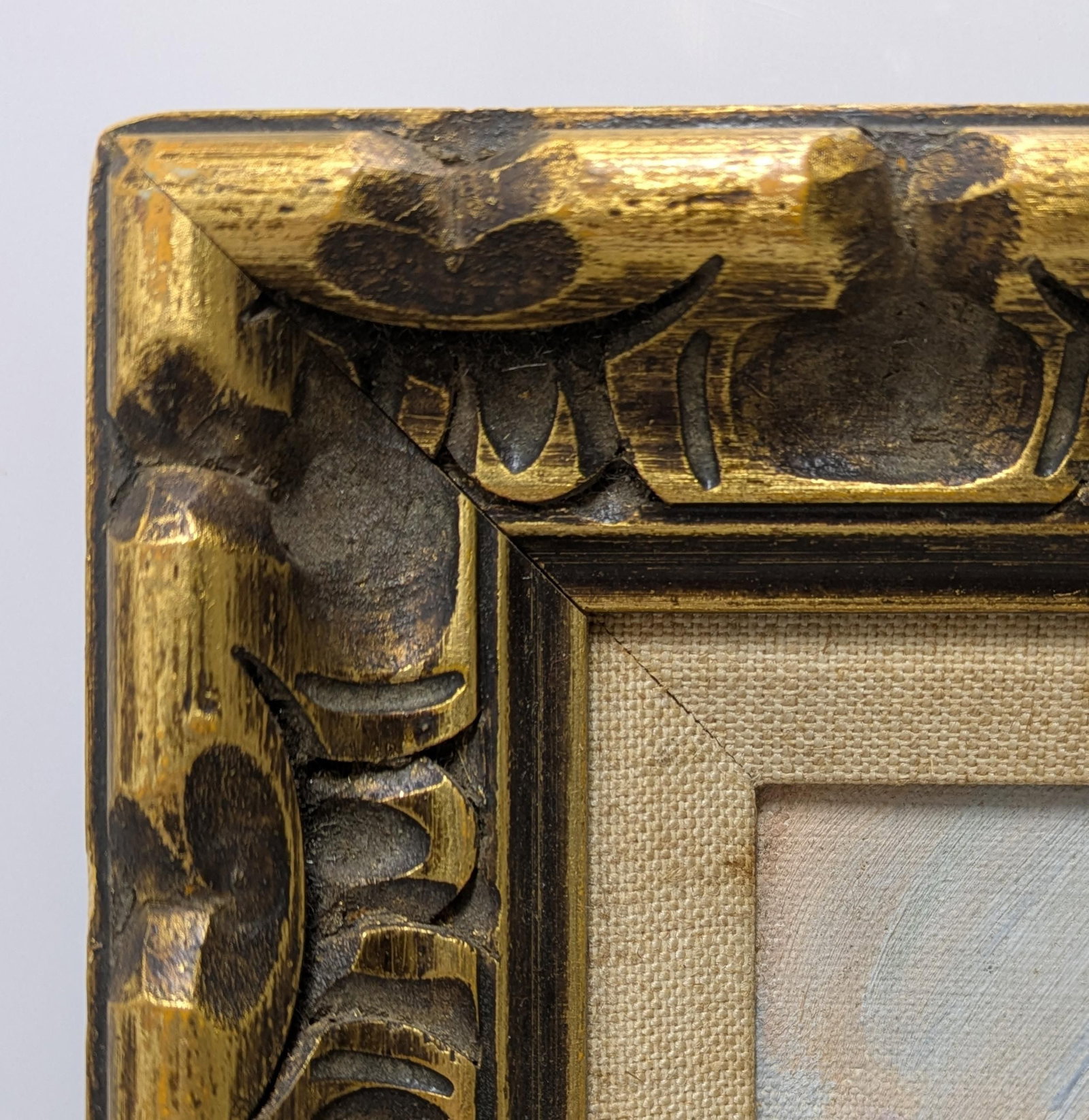 French Signed Parisienne Young Lady Couture Portrait Pinup Tradition Oil on Canvas Painting Manner - 4