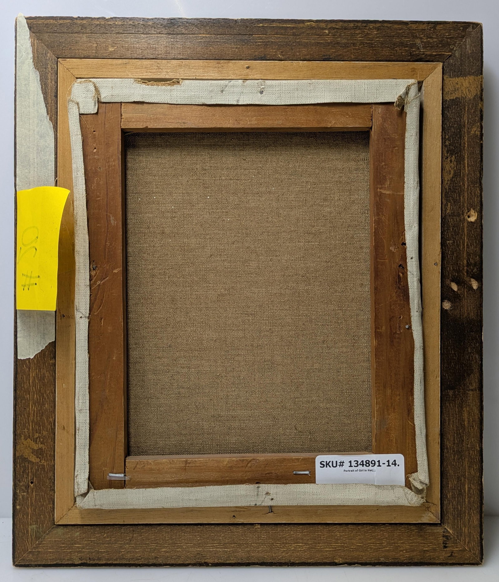 French Signed Parisienne Young Lady Couture Portrait Pinup Tradition Oil on Canvas Painting Manner - 5