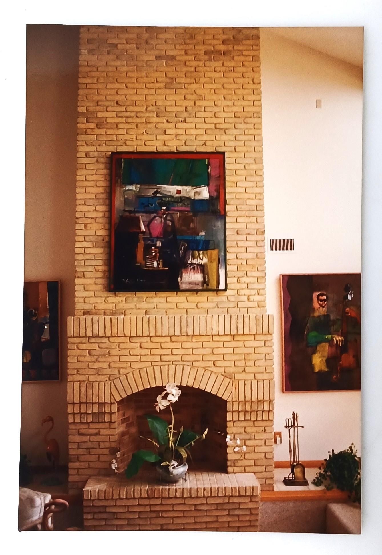 Large Gary Patterson Marion Barnes Music Painting Thelonious Monk 57.5x47 Inches New Orleans - 11