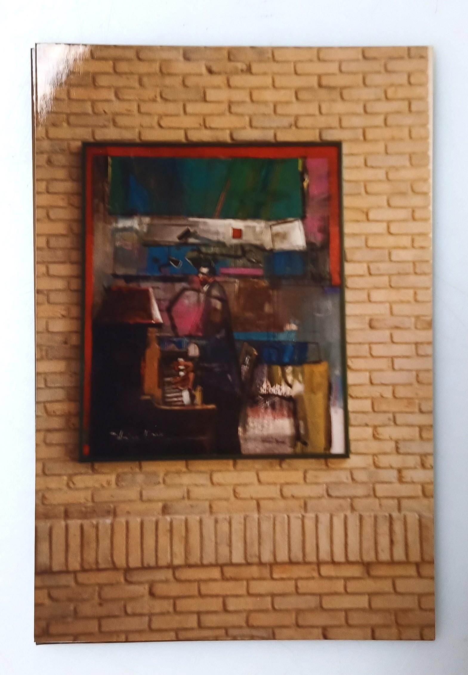 Large Gary Patterson Marion Barnes Music Painting Thelonious Monk 57.5x47 Inches New Orleans - 12