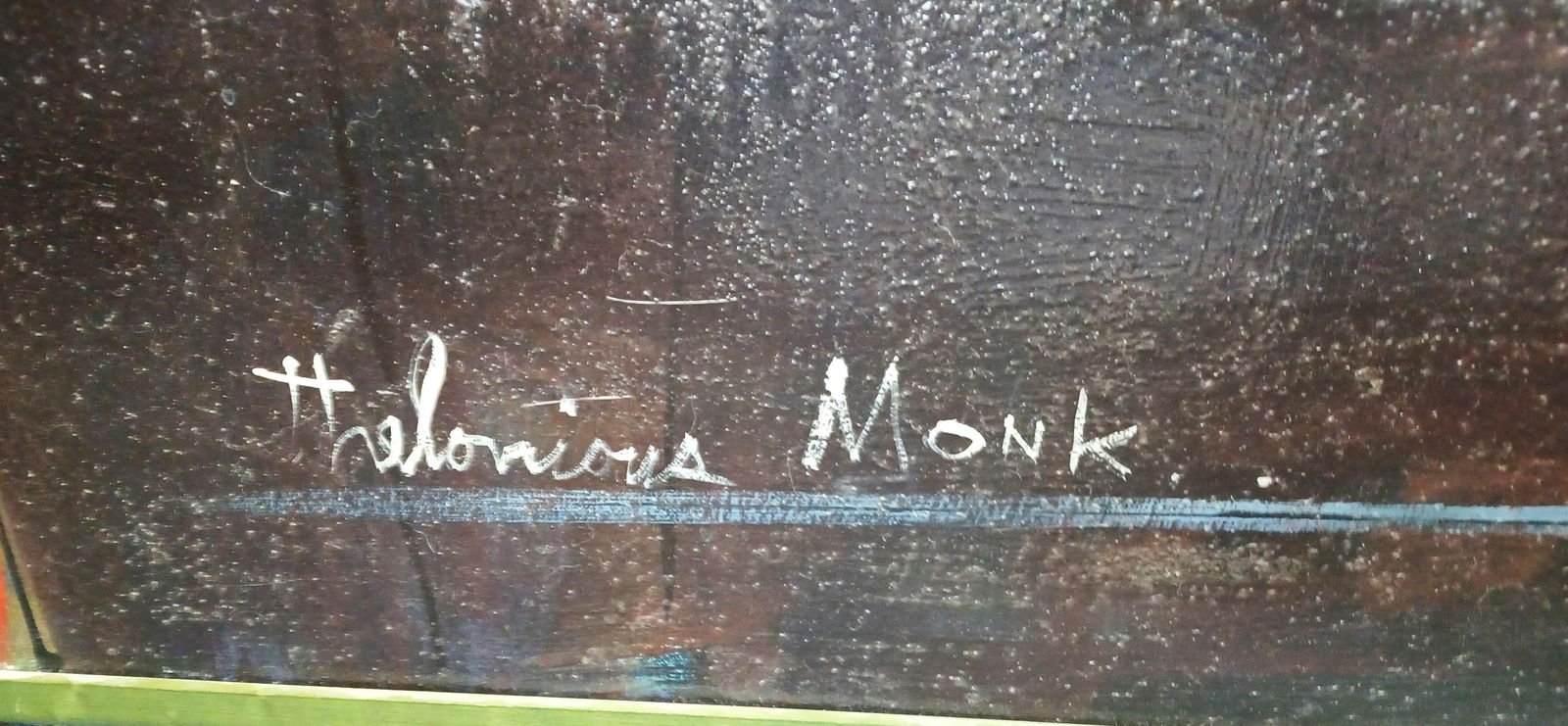 Large Gary Patterson Marion Barnes Music Painting Thelonious Monk 57.5x47 Inches New Orleans - 4