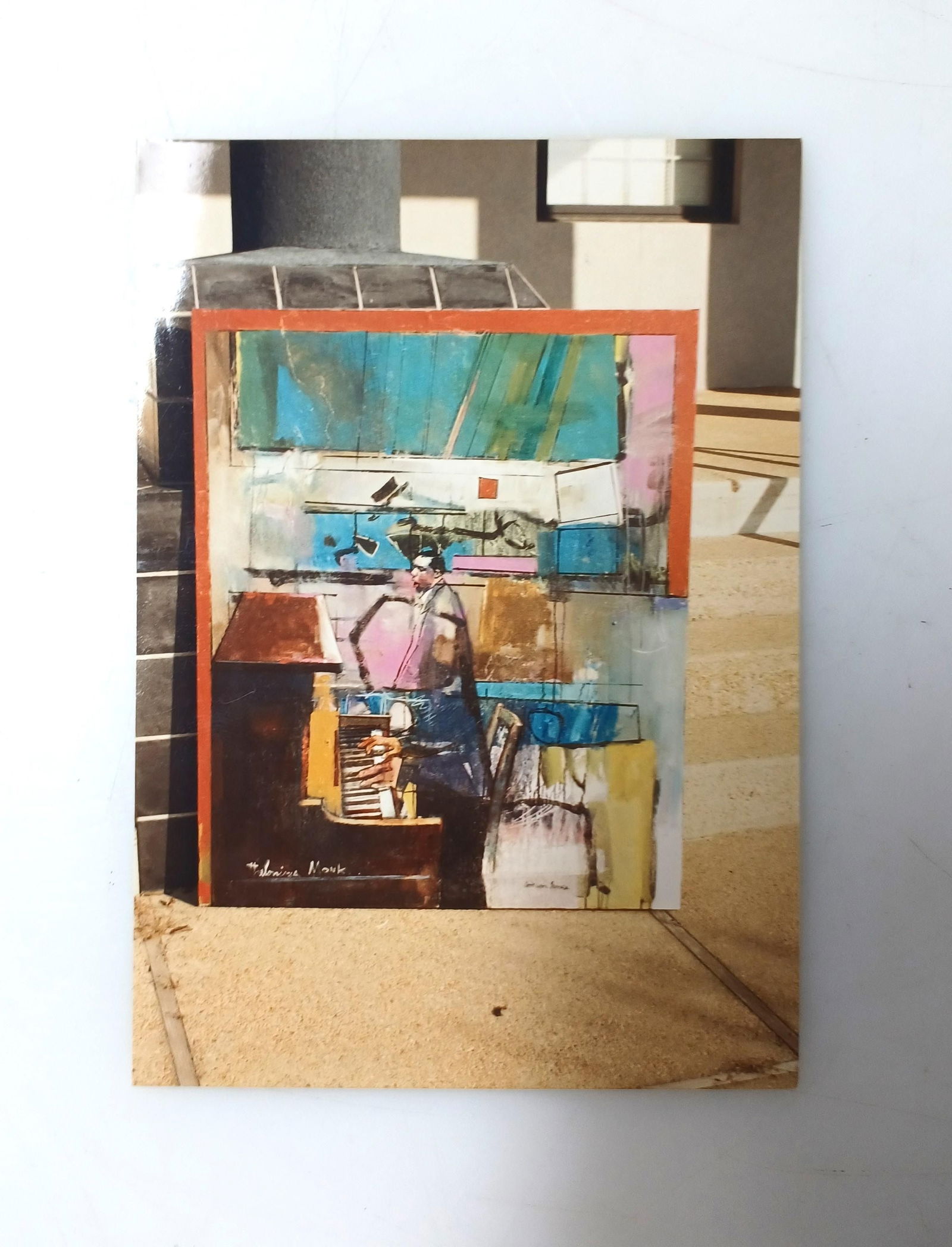 Large Gary Patterson Marion Barnes Music Painting Thelonious Monk 57.5x47 Inches New Orleans - 9