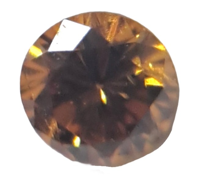 Fancy Orange Round Cut Natural Earth-Mined Loose Diamond 0.05 Ct w/ Slab: Described & Photographed By: Sam Title: Fancy Orange Round Cut Natural Earth-Mined Loose Diamond 0.05 Ct w/ Slab Description:Fancy Orange Round Cut Natural Earth-Mined Loose Diamond 0.05 Ct w/ Slab.<