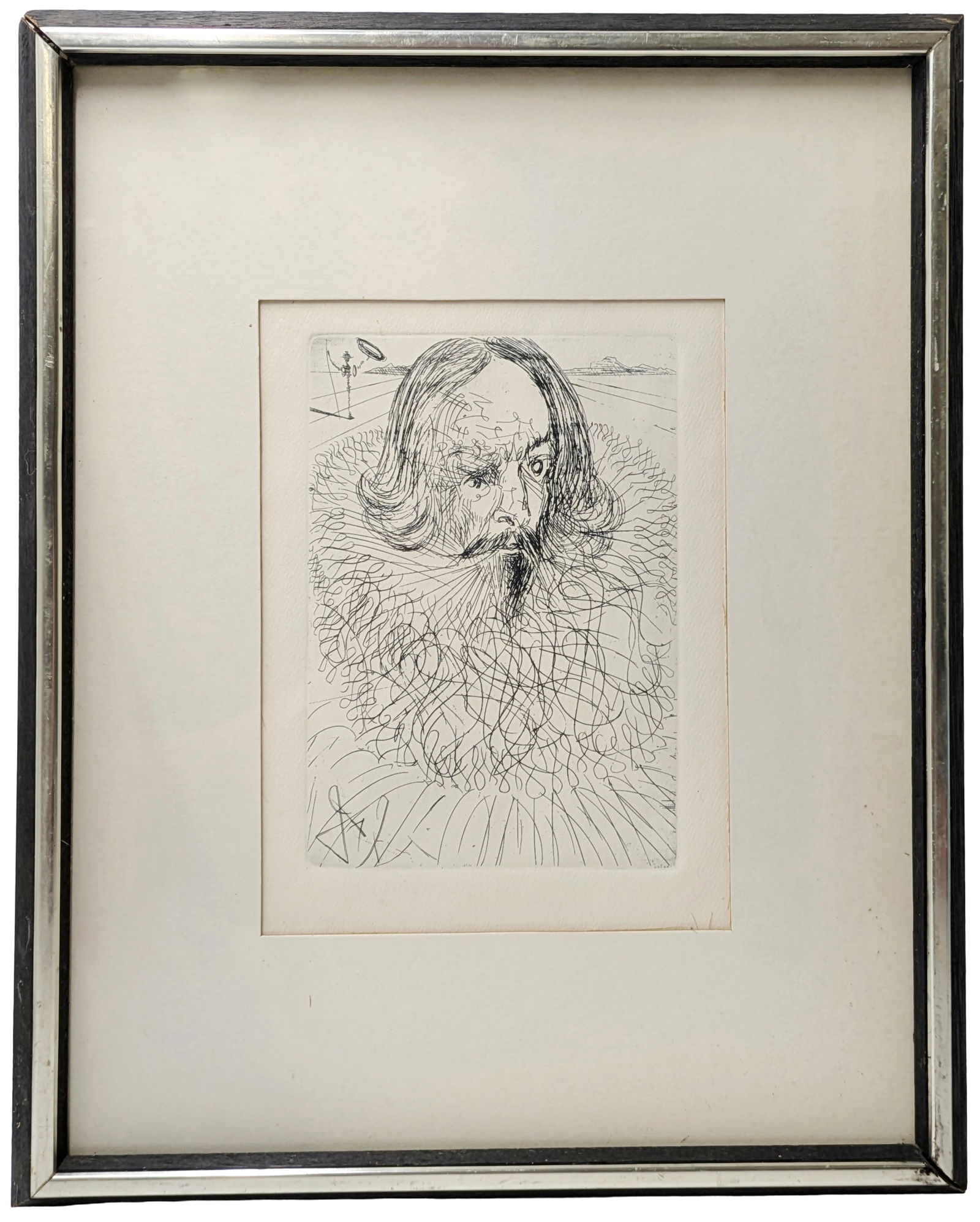 Salvador Dali Cervantes Etching Collectors Guild COA Plate Signed Surrealist Etching (1 of 6)