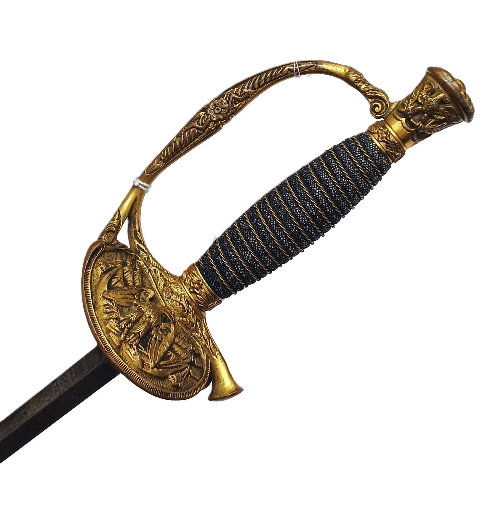 Lot of 2 One Handed United States Civil War Officer Swords Eagle Motif (1 of 9)