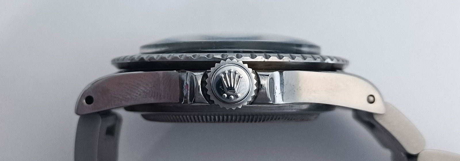 Vintage Rolex Submariner 5512 Superlative Chronometer Black Dial Mens Wrist Watch - 4