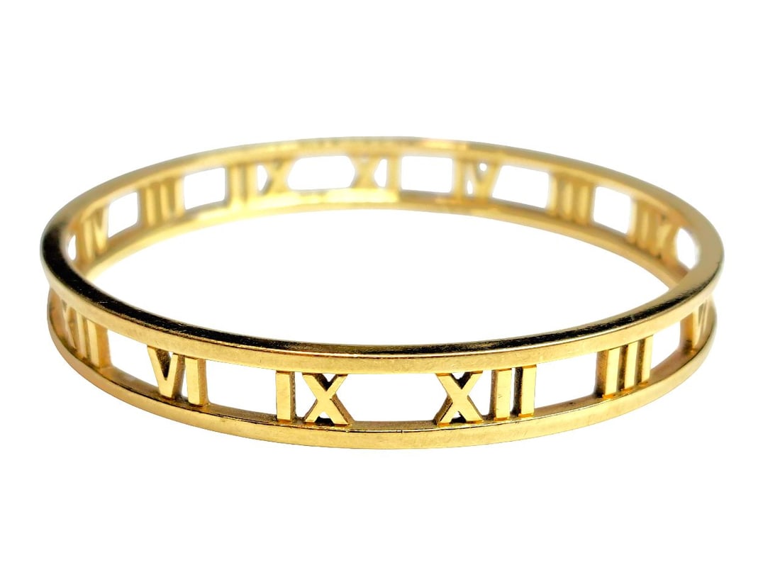 Genuine Tiffany & Co. 18k Gold Large Atlas Bracelet 7.5 Inch 31.7g: Described & Photographed By: Mike NGRDD 70363 Title: Genuine Tiffany & Co. 18k Gold Large Atlas Bracelet 7.5 Inch 31.7g Description: Another stunning piece by Tiffany! Make it yours