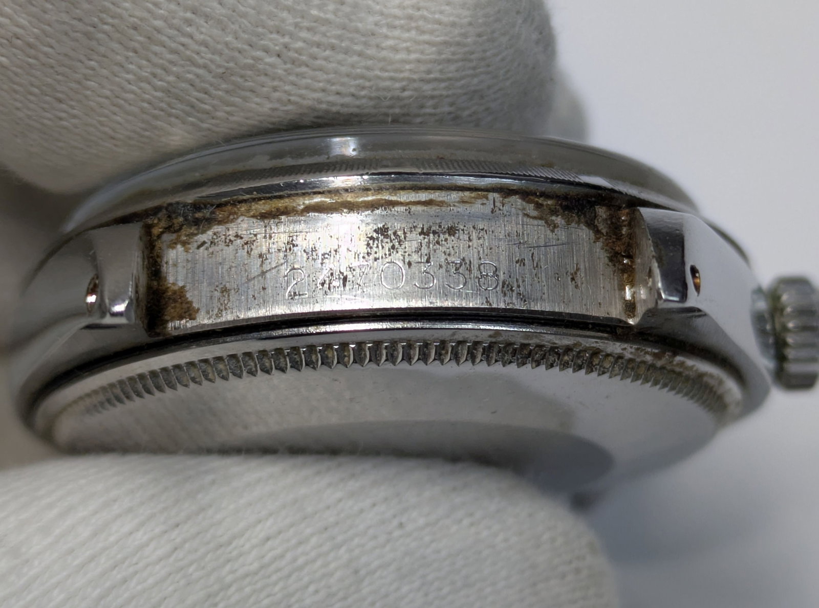 Cool 1970s Vintage Rolex Barn Find 1003 Fancy Dial Punch Papers Wallet Fresh From Original Owner - 10