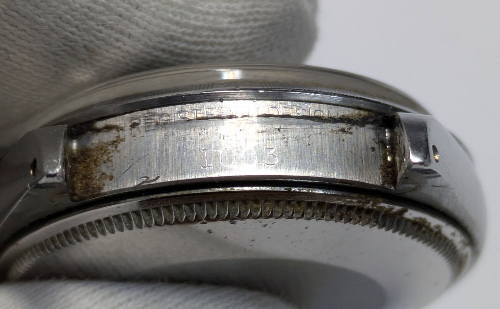 Cool 1970s Vintage Rolex Barn Find 1003 Fancy Dial Punch Papers Wallet Fresh From Original Owner - 9