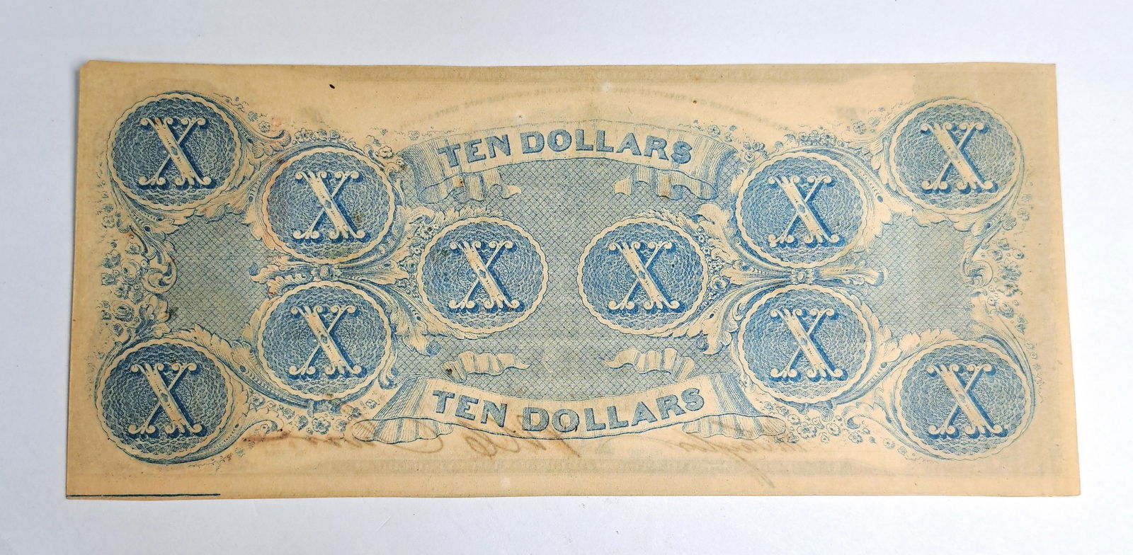Confederate States 1863 10 Dollar CSA Bank Note Dollar Bill Columbia South Carolina SC Civil War Era: Described By:Rafe HFAVX Title:Confederate States 1863 10 Dollar CSA Bank Note Dollar Bill Columbia South Carolina SC Civil War Era Columbia State Capital R.M.T. Hunter Denomination:$10 Description: