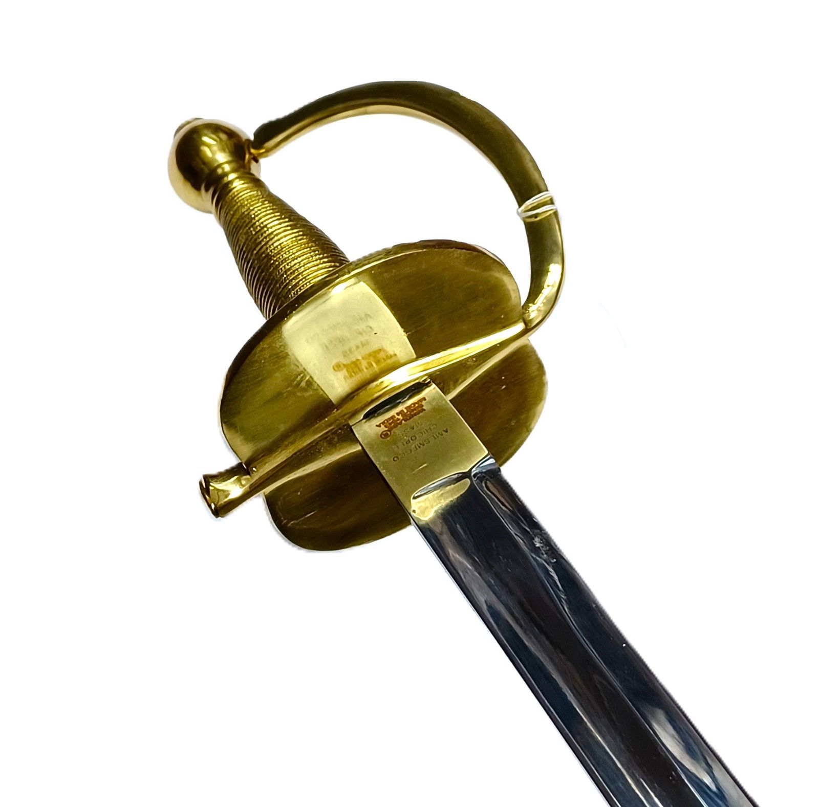 One Handed Military NCO Sword 1863 Windlass Chicopee Mass: Described By:Rafe HFA CNX 0413 1307 Title:One Handed Military NCO Sword 1863 Windlass Chicopee Mass Description: One Handed Military NCO Sword 1863 Windlass Amesmfgco Chicopee Mass Blade StyleStra