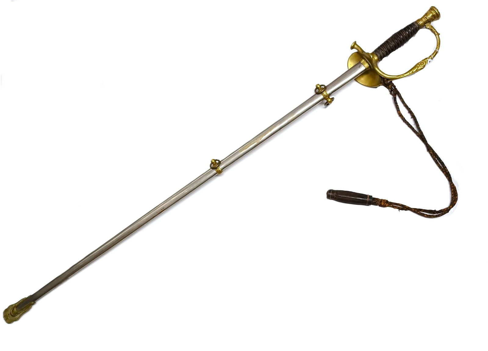 United States Civil War Model 1860 Field Officers Straight Sword: Described By:Rafe HFA CNX 0413 1292 Title:United States Civil War Model 1860 Field Officers Straight Sword Description: United States Civil War Model 1860 Field Officers Straight Sword Blade StyleS