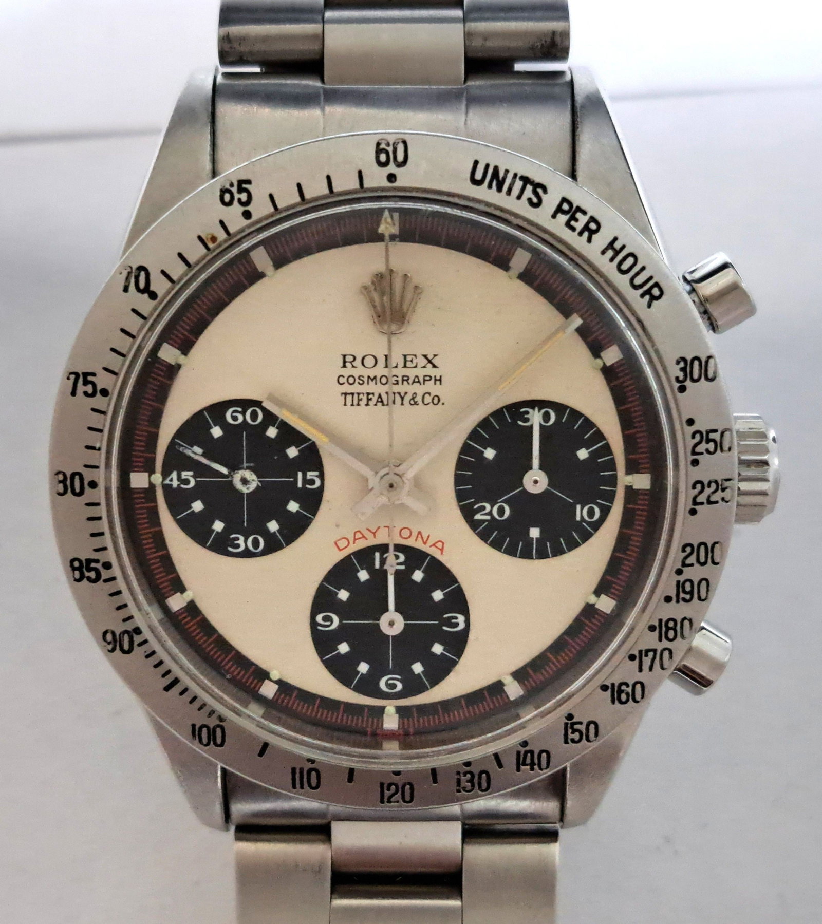 1968 Rolex Paul Newman Tiffany & Co Daytona 6239 Mens Wrist Watch - 2