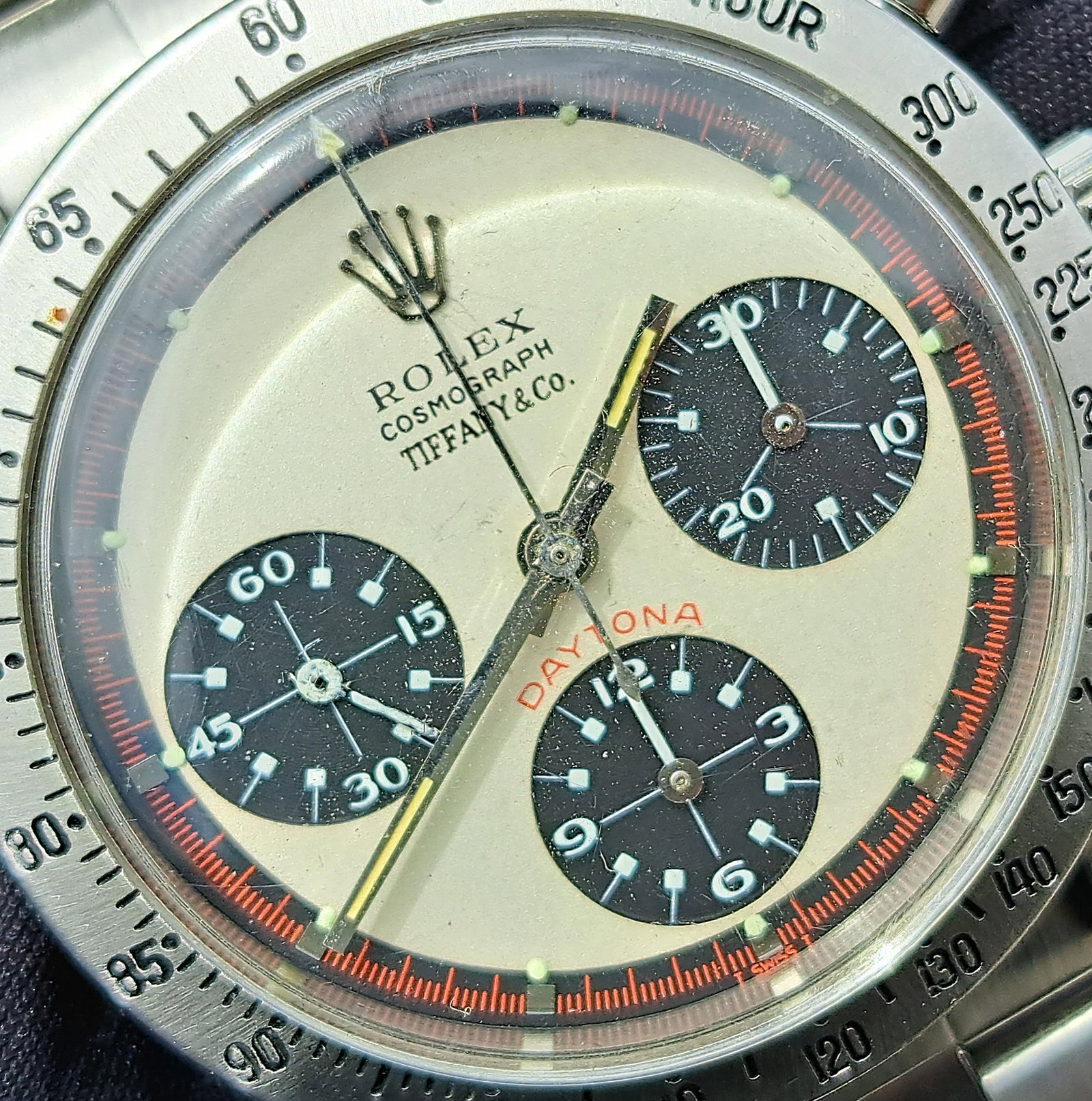 1968 Rolex Paul Newman Tiffany & Co Daytona 6239 Mens Wrist Watch - 3