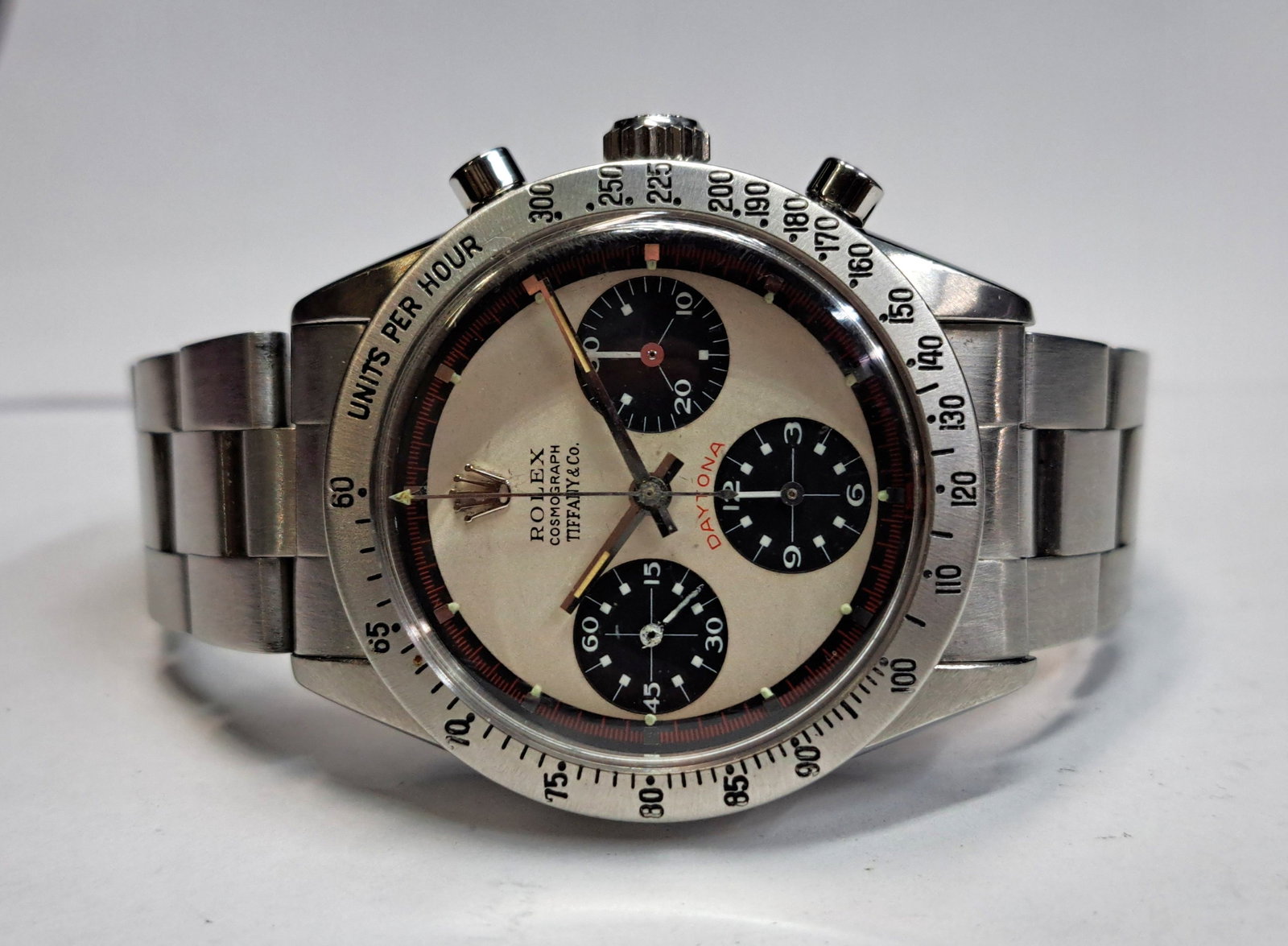 1968 Rolex Paul Newman Tiffany & Co Daytona 6239 Mens Wrist Watch - 6