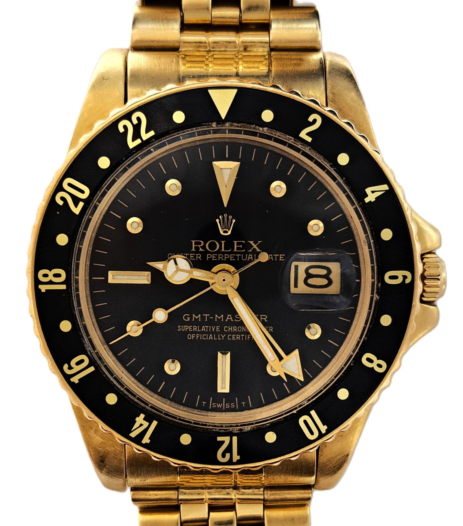 Very Rare Rolex GMT Master 1675 w North American Factory Bracelet Mens Wrist Watch (1 of 14)