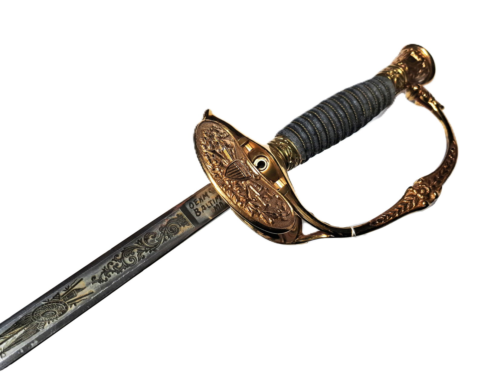 US M1860 Staff Officer NCO Thrusting One Handed Ceremonial Sword (1 of 5)