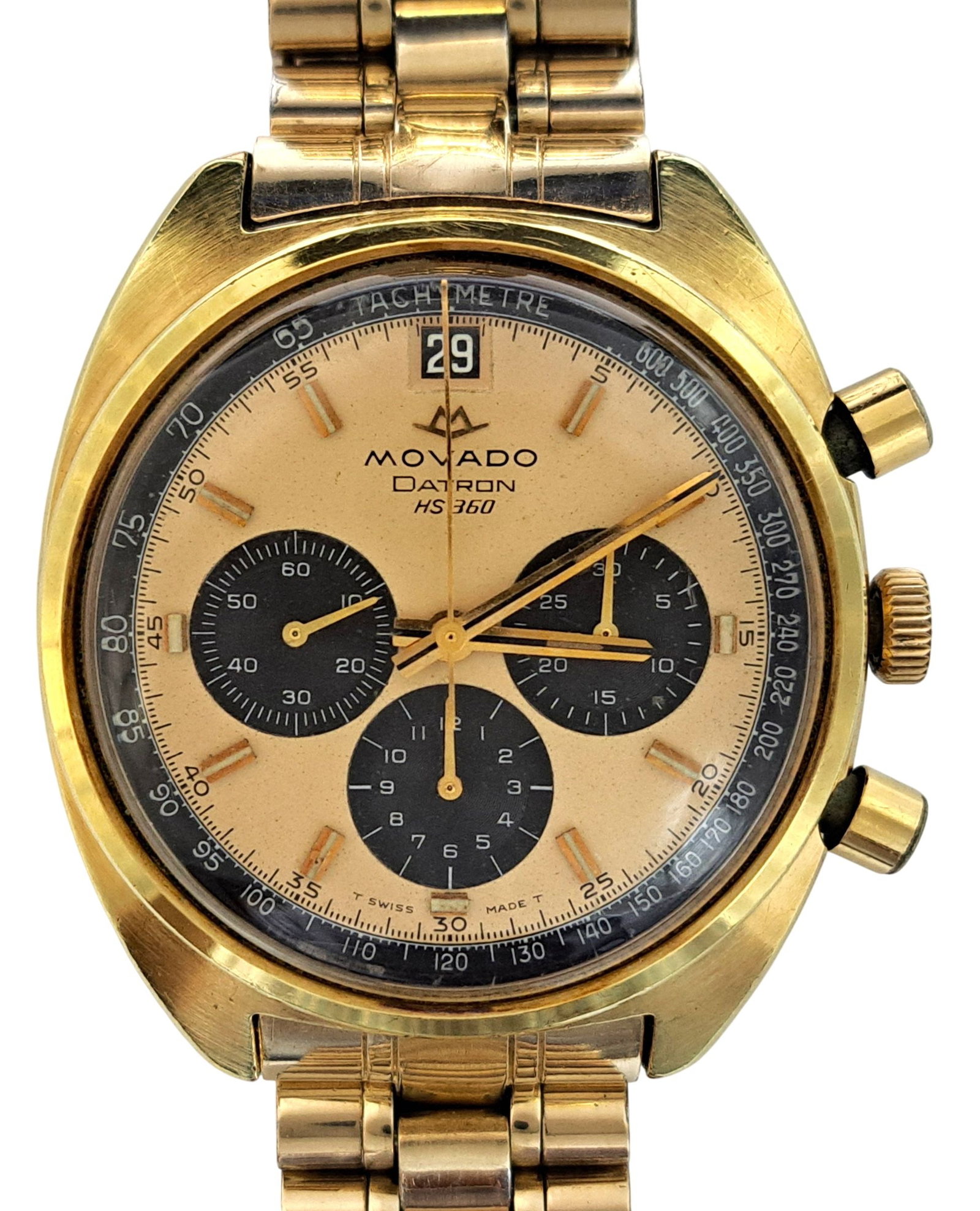 Vintage Movado Datron HS360 Zenith El Primero Movement Mens Chronograph w Orig Bracelet 5x Signed: Described By: Mike NFYDD 71324 Title: Vintage Movado Datron HS360 Zenith El Primero Movement Mens Chronograph w Orig Bracelet 5x Signed Description: Beautiful timepiece! Make it yours today. Happy bid
