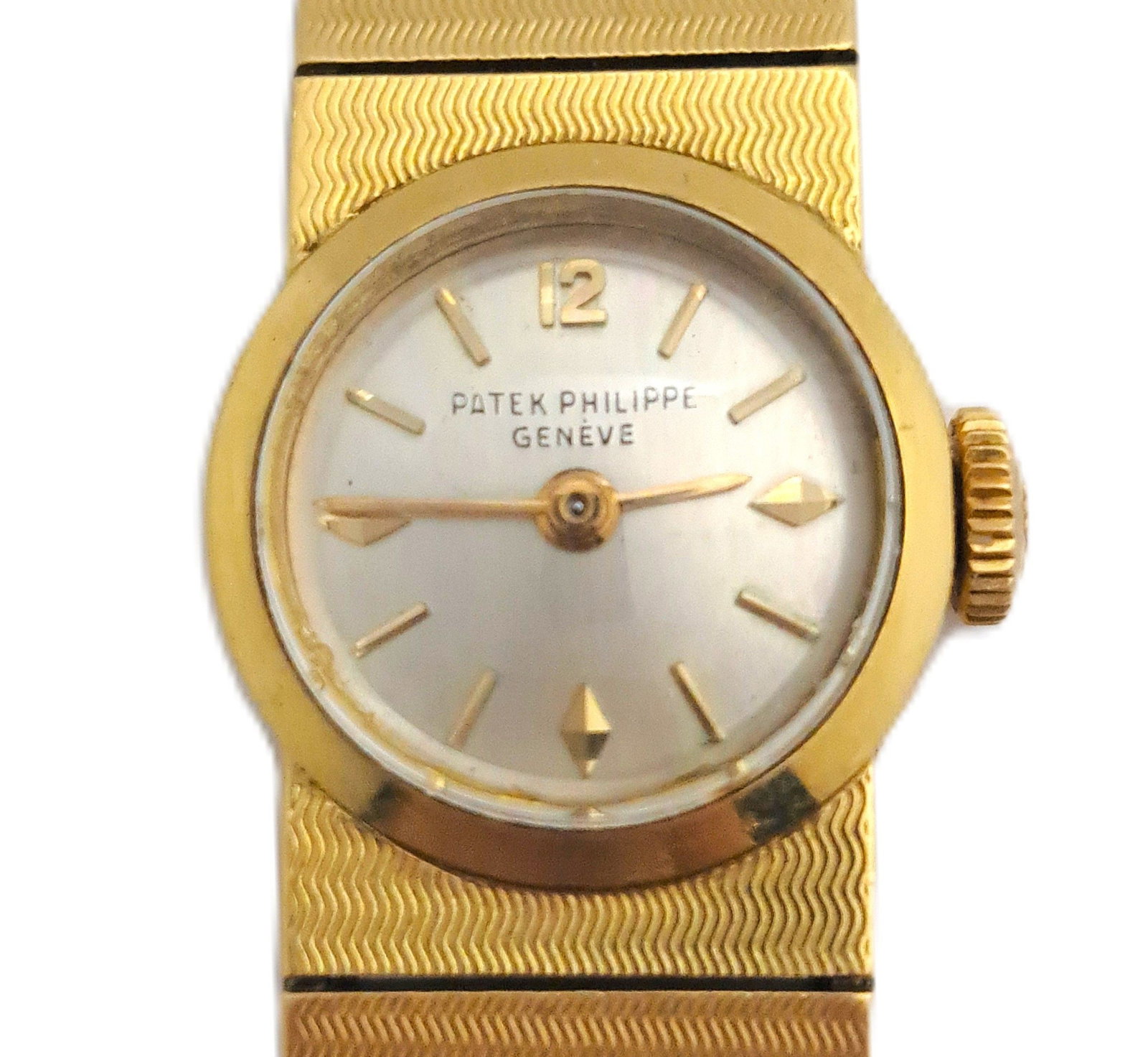 Mid Century Mechanical Patek Philippe Heavy 18k Gold Supple Ladies Wrist Watch (1 of 6)