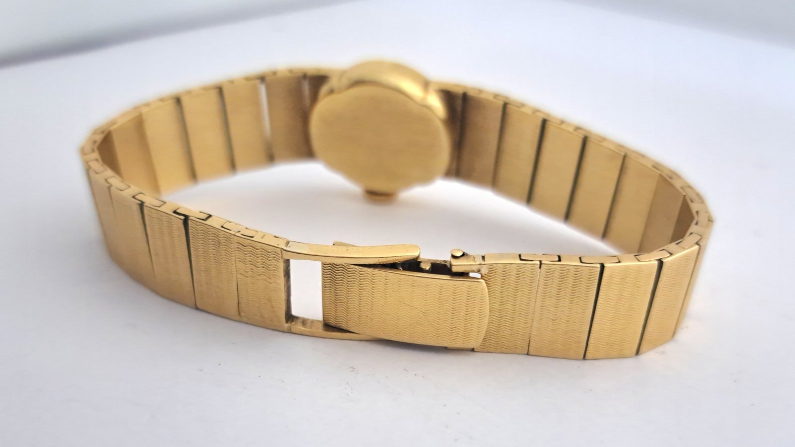 Mid Century Mechanical Patek Philippe Heavy 18k Gold Supple Ladies Wrist Watch - 5