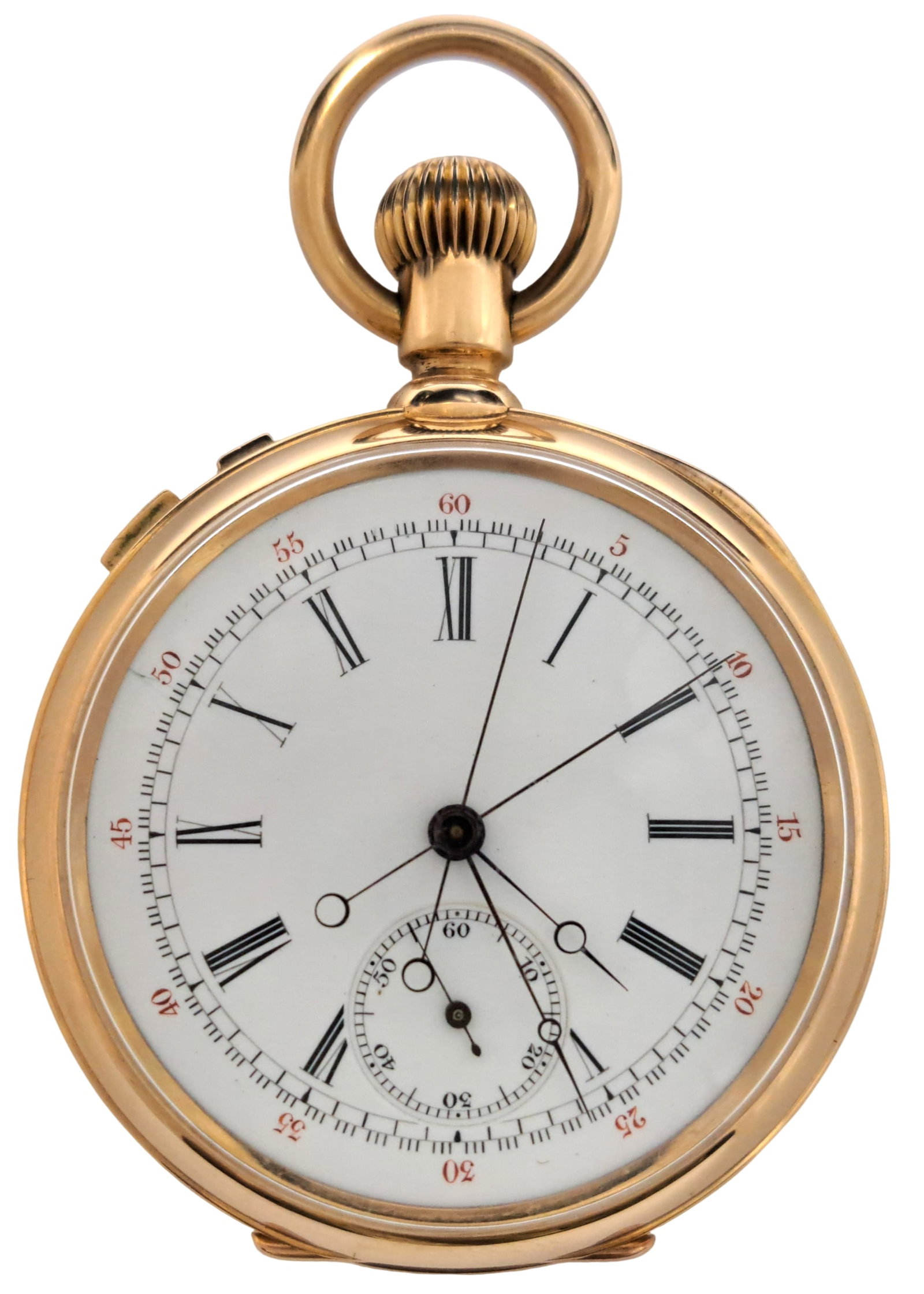 Tiffany & Co by Patek Philippe Split Second Chronograph Rattrapante 18k Gold Pocket Watch (1 of 5)
