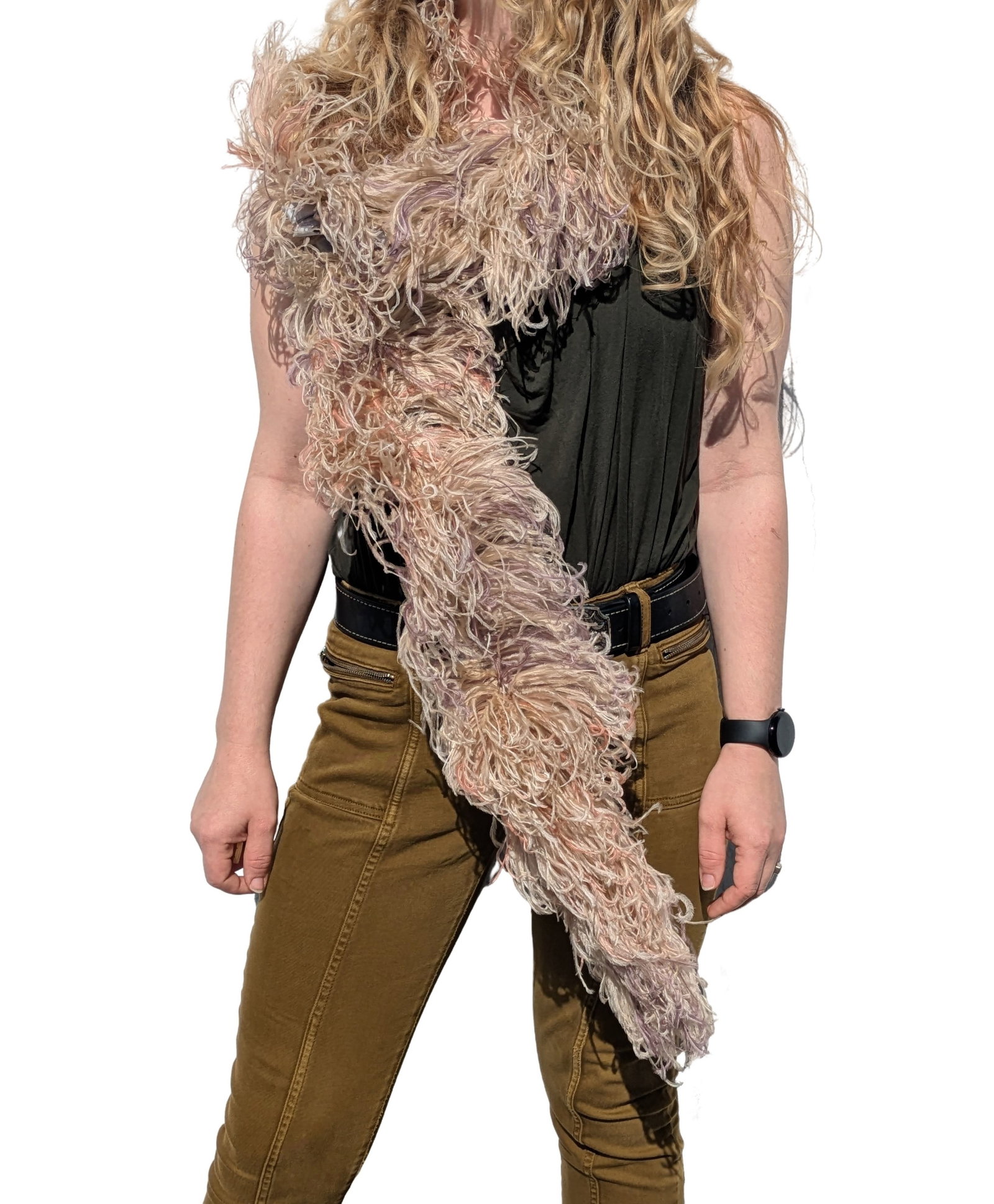 Elizabeth Taylor Collection Genuine Feather Boa Lavender Dyed w/ Christieâ€™s Tag (1 of 12)
