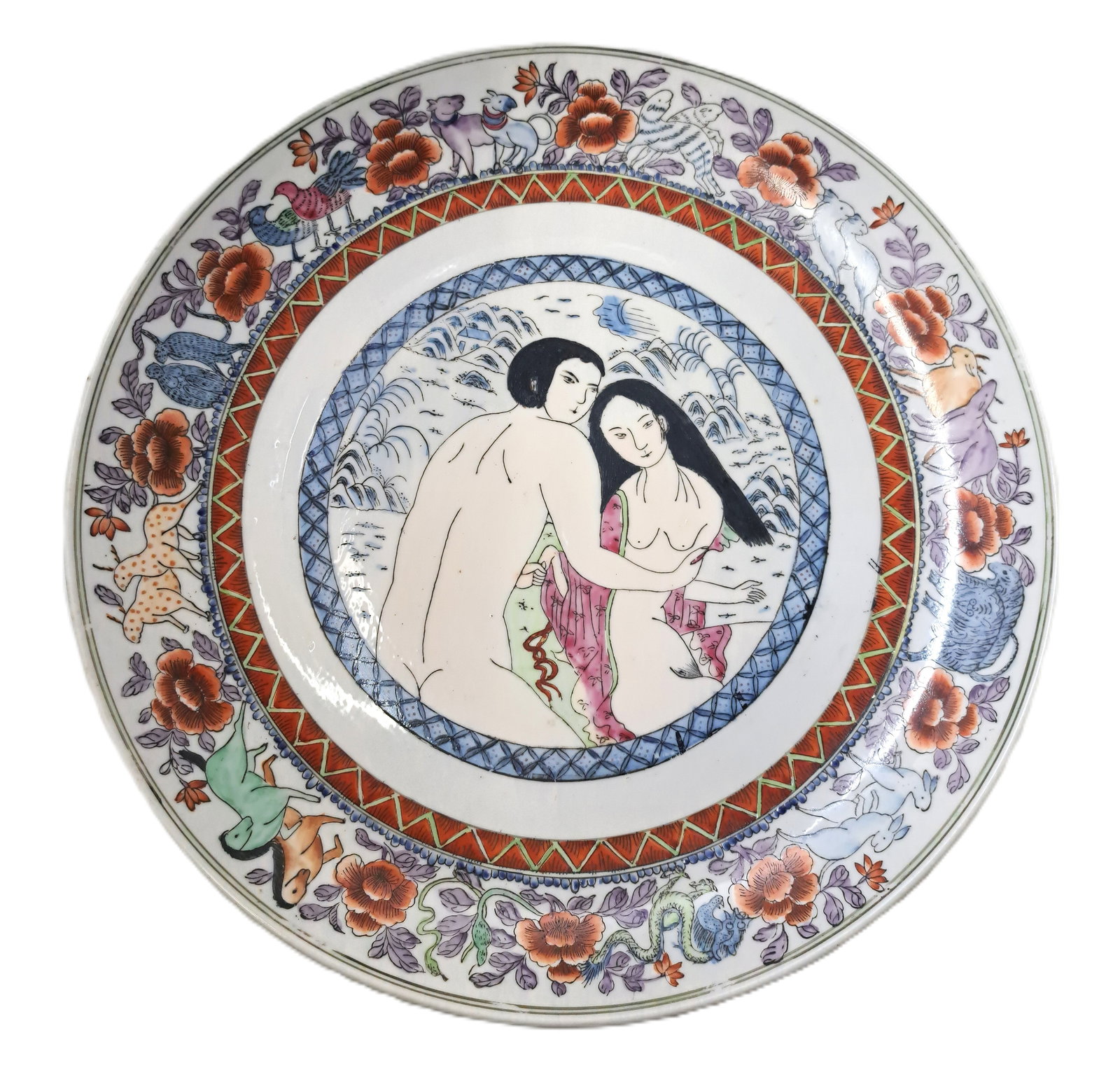 Lot of 10 Kinuko Craft Japanese Traditional Erotic Shunga Decorative Plates No Underside Pattern: Described By: Rafe HFA CNX 0463 1503 Title: Lot of 10 Kinuko Craft Japanese Traditional Erotic Shunga Decorative Plates No Underside Pattern Description: Lot of 10 Kinuko Craft Japanese Traditional Er