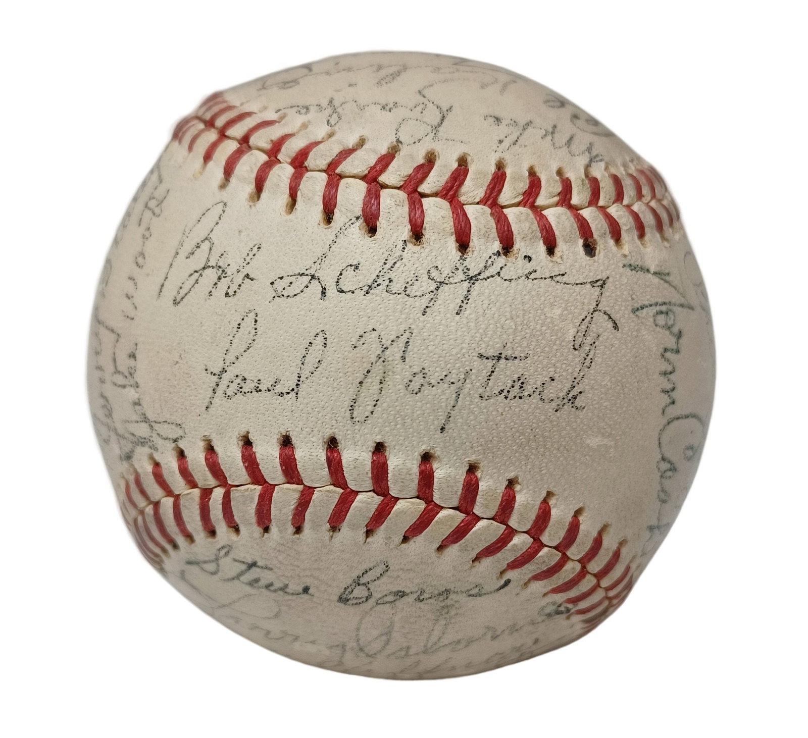 1961 Detroit Tigers Genuine Team Signed Autographed Baseball Bob Scheffing Norm Cash Al Kaline Frank: Described By: Dillon HFA VX.4 NODD Title: 1961 Detroit Tigers Genuine Team Signed Autographed Baseball Bob Scheffing Norm Cash Al Kaline Frank Lary Description: 1961 Detroit Tigers Genuine Team Signed