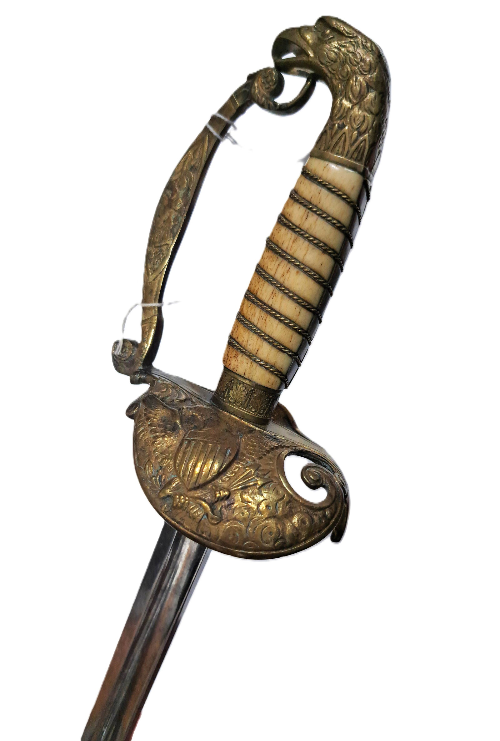 M-1860 Staff Officers Field Officer Sword Circa US Civil War Eagle Pommel (1 of 5)