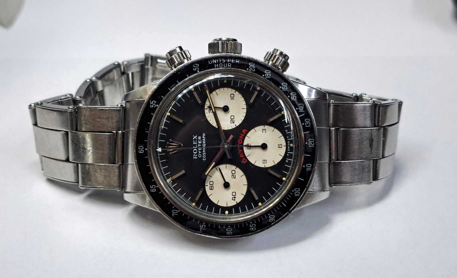 Very Scarce Rolex Daytona Sigma Dial 6263 Running Mens Wrist Watch - 6