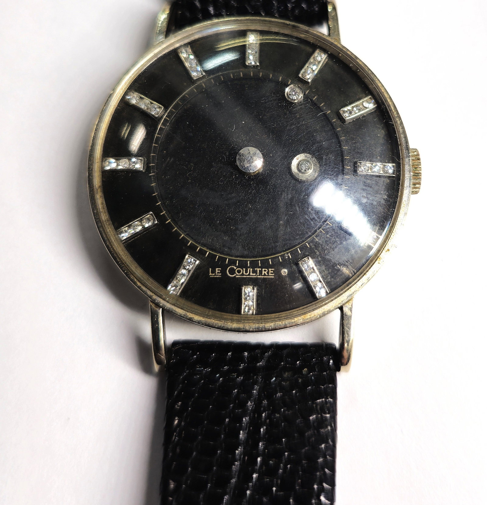 Scarce Black Dial Vacheron Lecoultre Original Dial Diamond Galaxy Mystery Watch Dial - 4