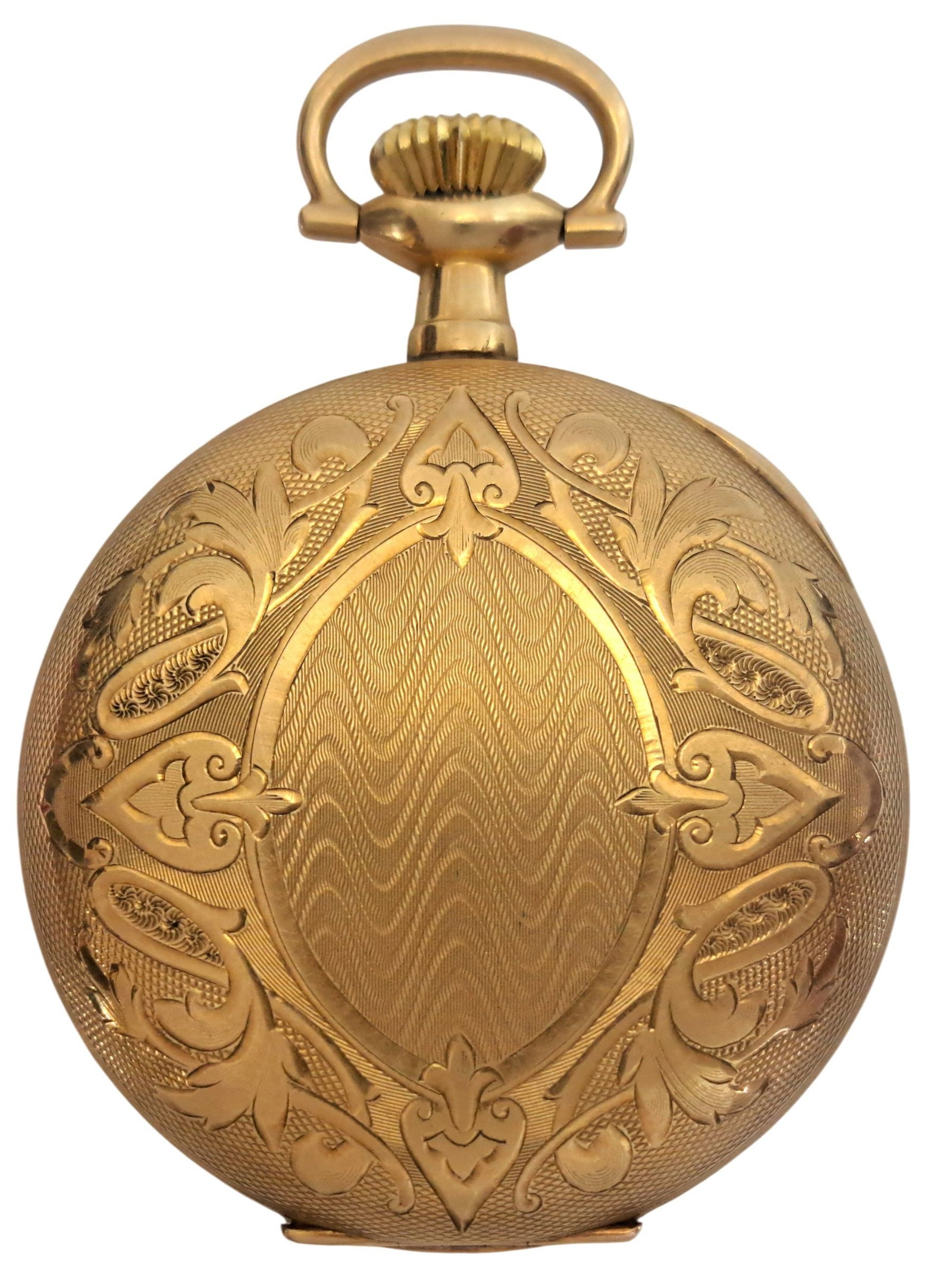 Heavy 14k Gold Immaculate Hunter Large Elgin Pocket Watch (1 of 9)
