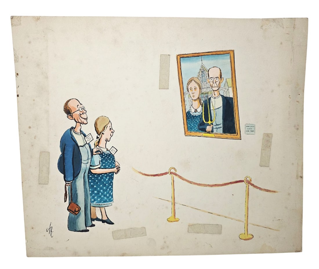 Artist Signed Arnold Roth Cartoonist Illustrator Pennsylvania Doppelganger Art (1 of 8)