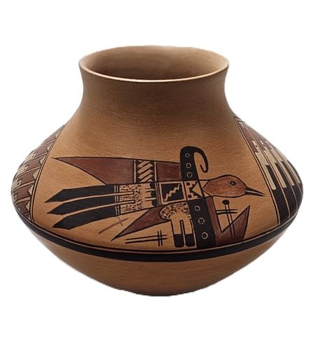 Lot Two Vases Steve Lucas and Dextra Both Signed inscribed Native American Pottery (1 of 15)