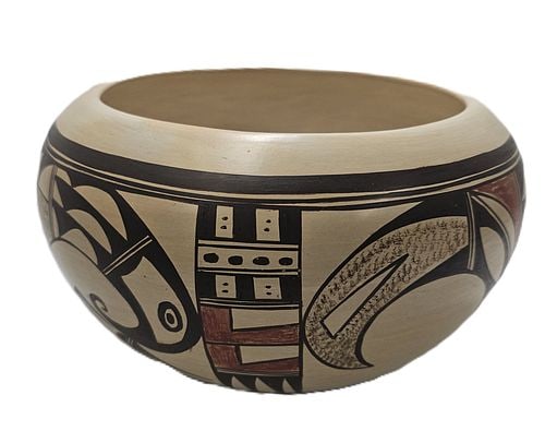 Large Bowl Stella Huma Native American Pottery Polacca AZ (1 of 6)