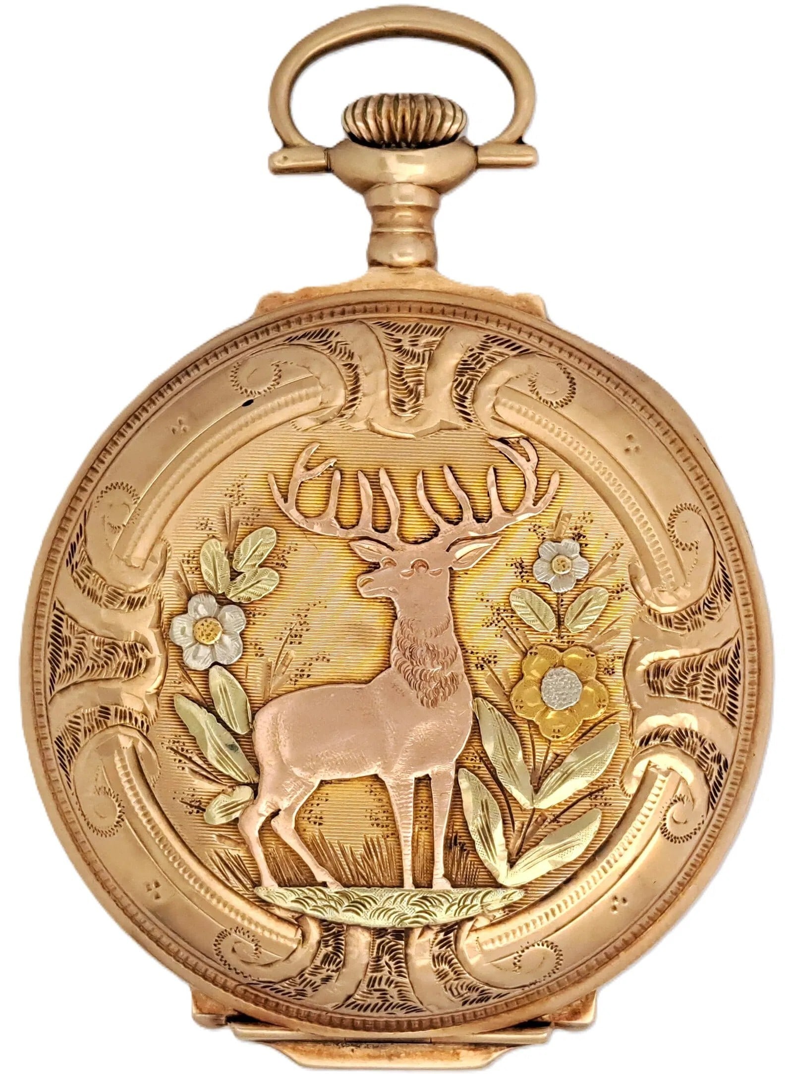 Hamilton 993 Gold Hunter Double Sunk Lever Set Railroad Vintage 21j 14k Multi Color Box Case Pocket: HFA DT70181 Described By: AF. NFEED Title: Hamilton 993 Gold Hunter Double Sunk Lever Set Railroad Vintage 21j 14k Multi Color Box Case Pocket Watch Description: Hamilton 993 Gold Hunter Double Sunk L