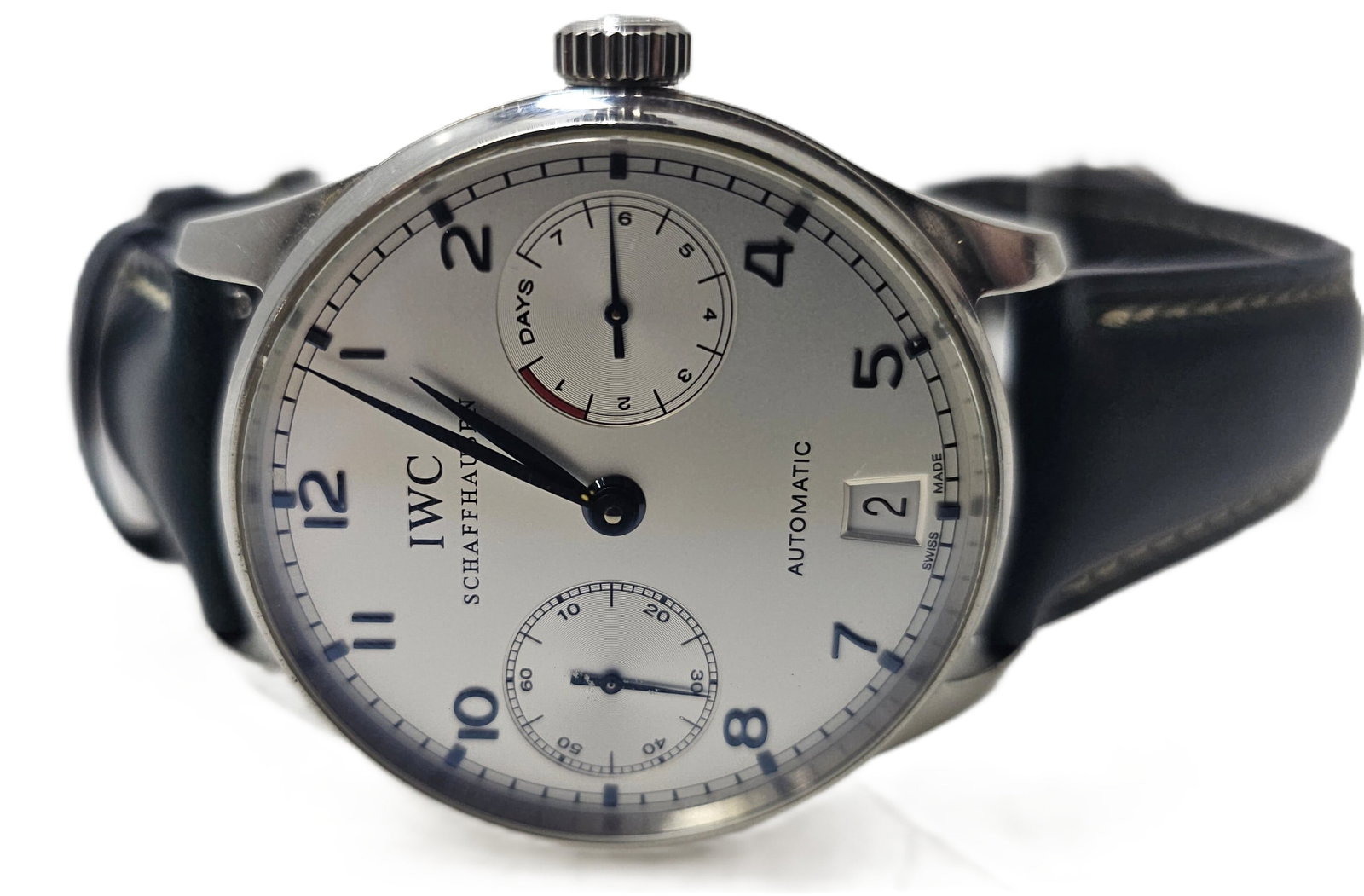 IWC IW500107 Portuguese Automatic 7 Days Power Reserve IW500107 44 Jewels w Box: HFA DT72531 Described By: August R NEDDD Title: IWC IW500107 Portuguese Automatic 7 Days Power Reserve IW500107 44 Jewels w Box Description: IWC IW500107 Portuguese Aut