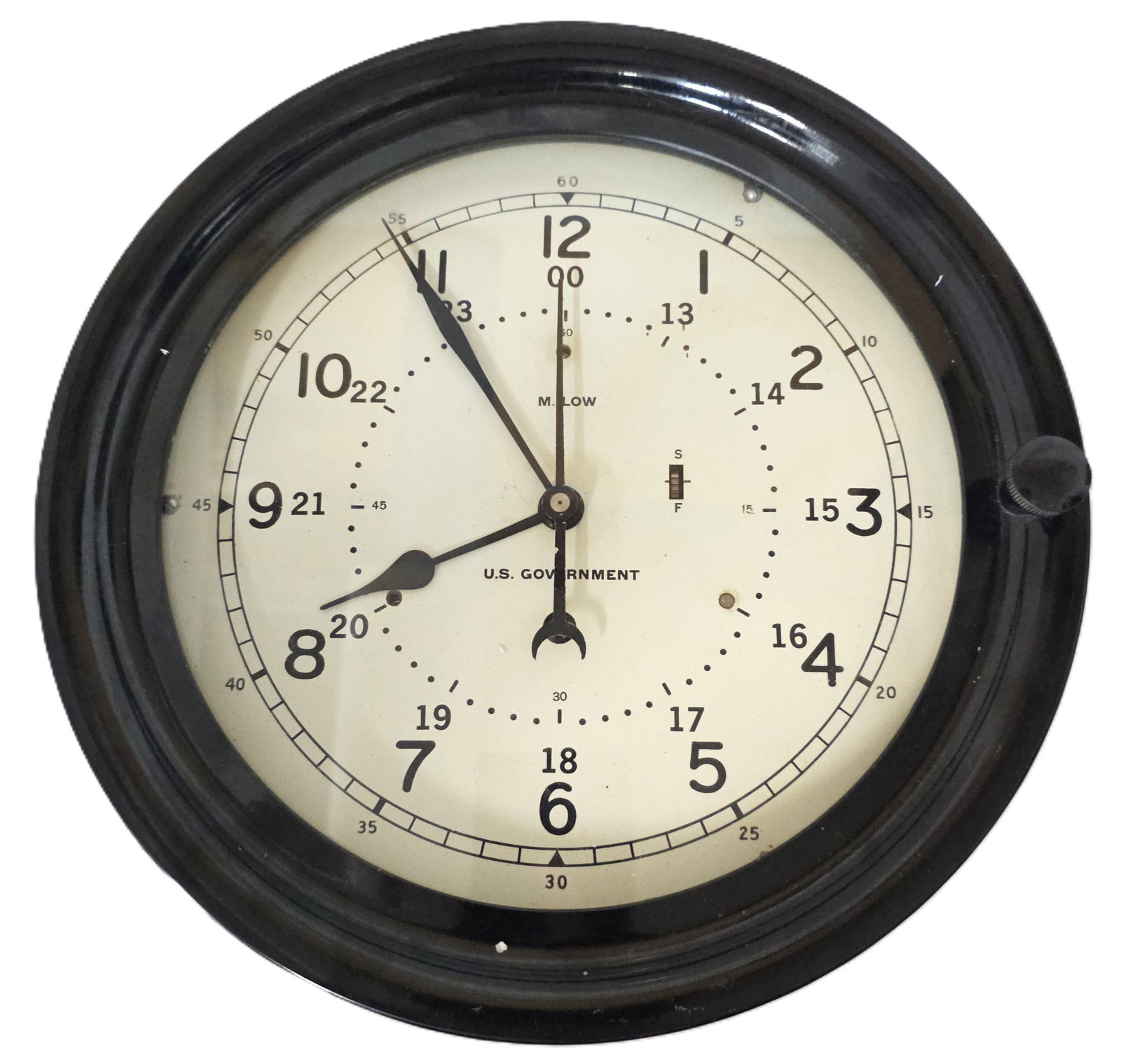 M Low New York United States Government Naval Chelsea Ship Clock Military Navy (1 of 8)