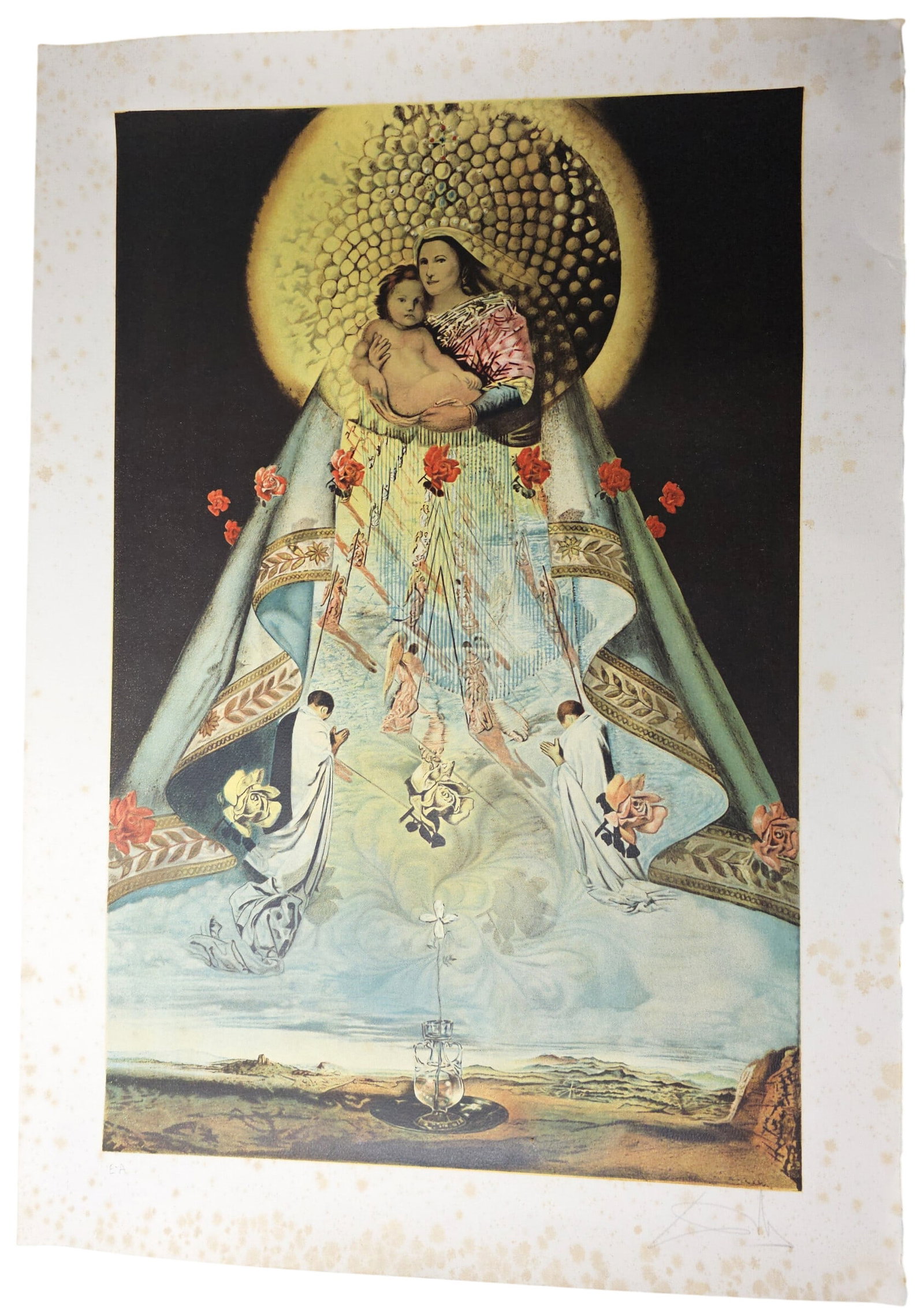 Virgin of Guadalupe After Salvador Dali Color Lithograph Artists Proof EA Mexico: HFA DT72783 Described By: August R NGDD Title: Virgin of Guadalupe After Salvador Dali Color Lithograph Artists Proof EA Mexico Description: Virgin of Guadalupe After S