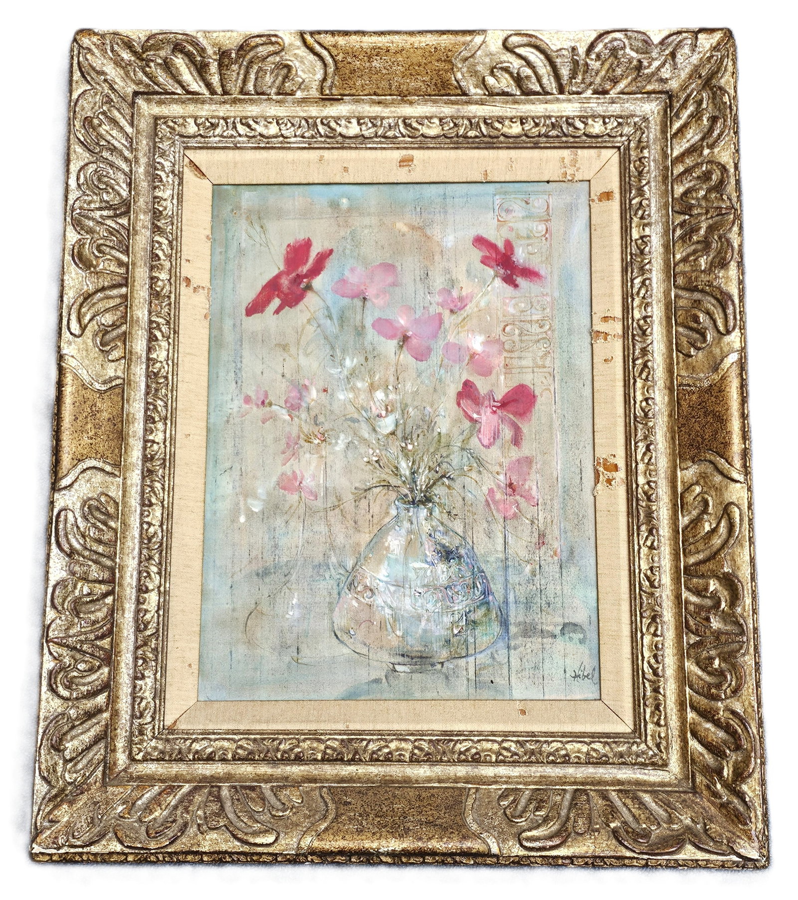 1968 Original 24.5x20.5 Signed Edna Hibel Floral Still Life Oil on Panel Painting 16x12 One of Seven: CNX 0508 1820 Described By: Adams ND Title: 1968 Original 24.5x20.5 Signed Edna Hibel Floral Still Life Oil on Panel Painting 16x12 One of Seven Description: 1968 Original 24.5x20.5 Signed Edna Hibel 