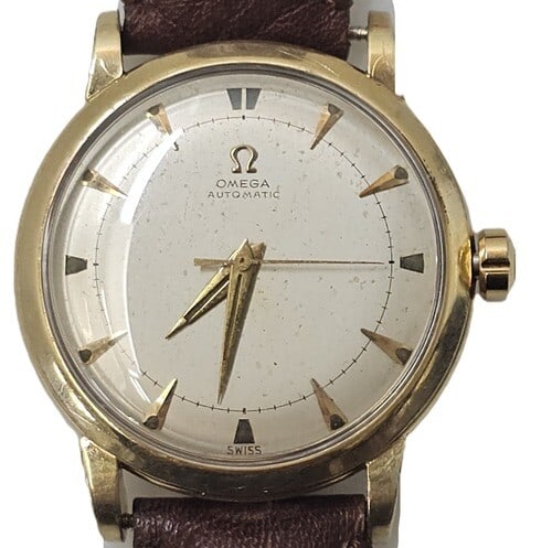 Awesome Vintage Omega Bumper Automatic Mens Vintage Running Wrist Watch (1 of 8)