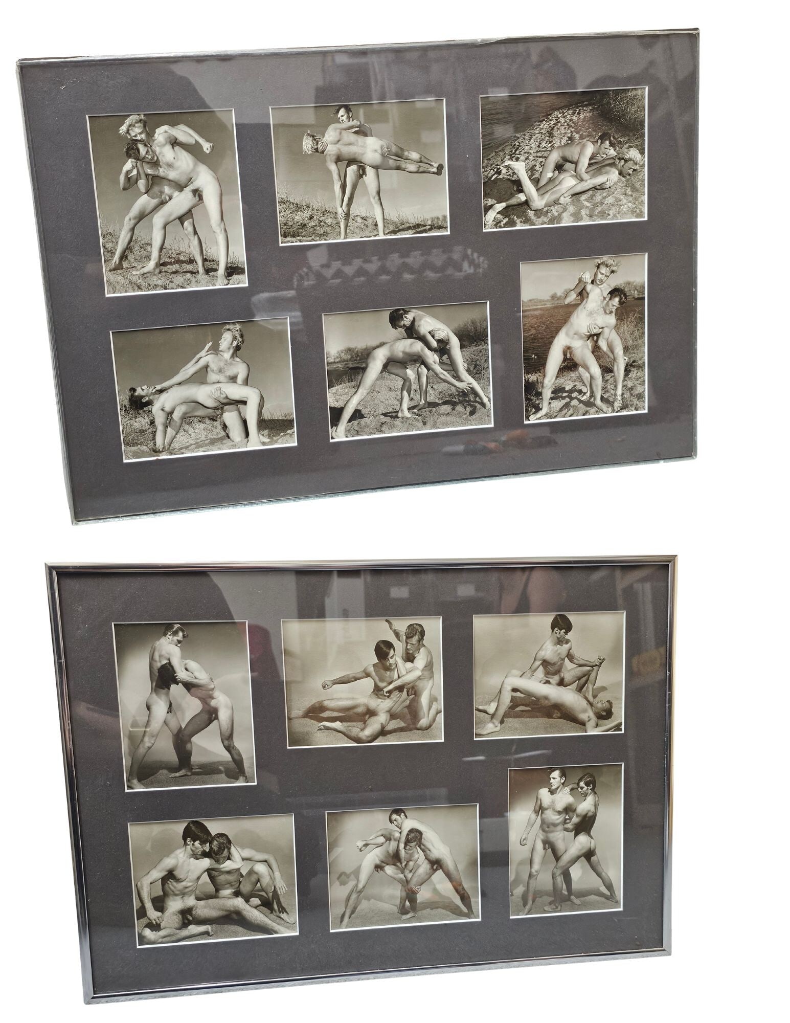 Lot of Two Vintage Erotic Film Prints Physique Western Photography Guild Attributed to Don Whitman (1 of 11)