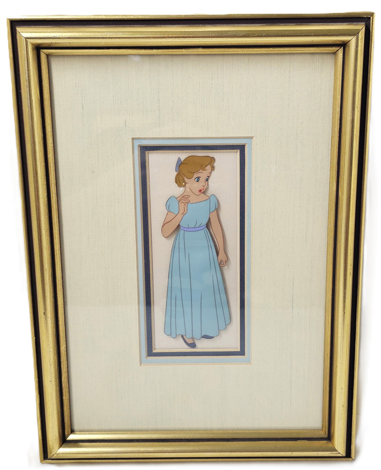 Wendy Orig Peter Pan Production Drawing 1941 Walt Disney w Seaside COA & Labels: HFA VX Described By: August R NRDD Title: Wendy Orig Peter Pan Production Drawing 1941 Walt Disney w Seaside COA & Labels Description: Wendy Original Peter Pan Prod